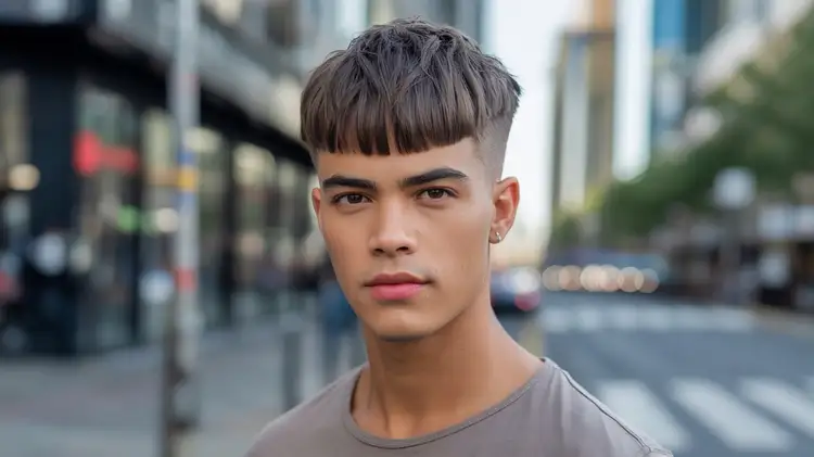 Bang Haircut for Men