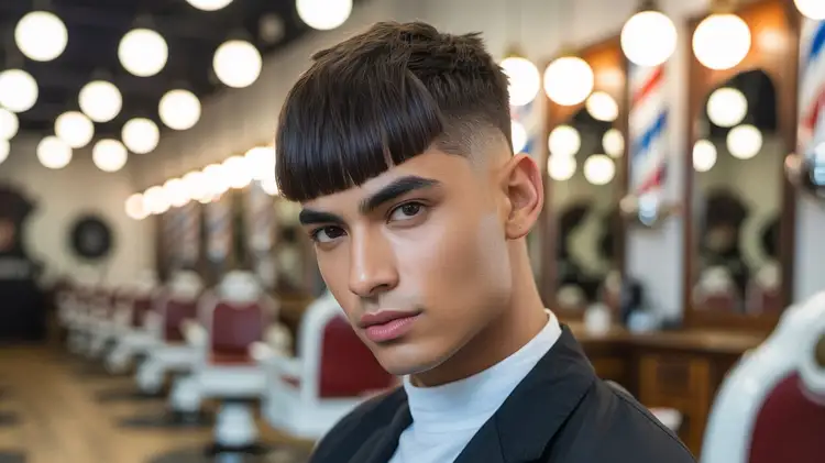 Bang Haircut for Men
